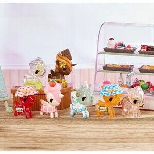 tokidoki toki mochi Donut Unicorno Series Full Set w/Chaser